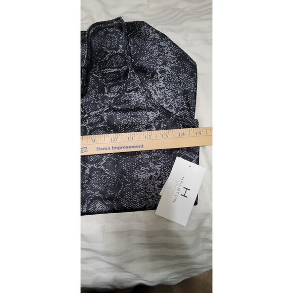 NEW H by Halston Studio Size S Y-back Tank Top Snakeskin Print NWT - Picture 6 of 6